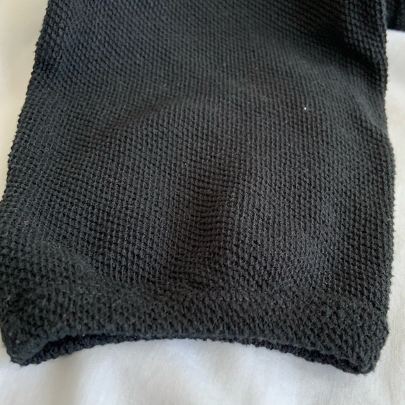 Aerie Black Waffle Knit Joggers Size XS - Picture 7 of 9